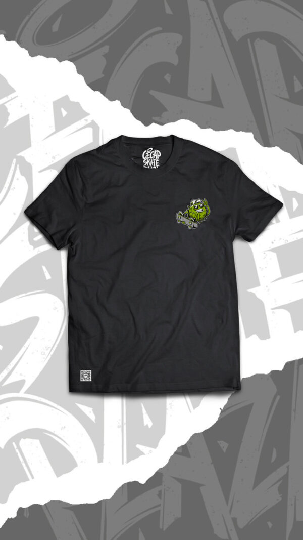 Camiseta Cecap Skate Plaza - Preta - Frente