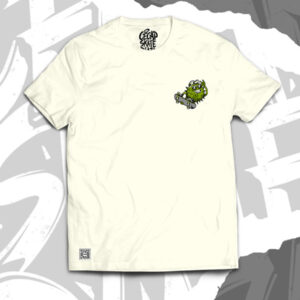 Camiseta Cecap Skate Plaza - Off-white - Frente