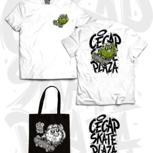 KIT Camiseta-Print-Ecobag Offwhite