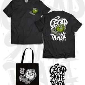 KIT Camiseta-Print-Ecobag Preto